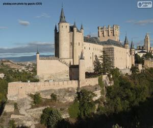 yapboz Alcazar Segovia, İspanya